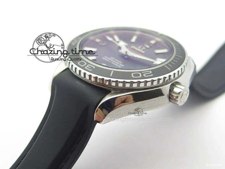 0412 Colorful Planet Ocean SS Bp Maker 45mm Black Bezel On Black Rubber Strap A 8219